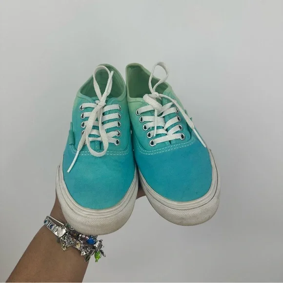 Vans Blue Ombre Skate Slip Ons Size Woman’s 6 - Picture 4 of 10